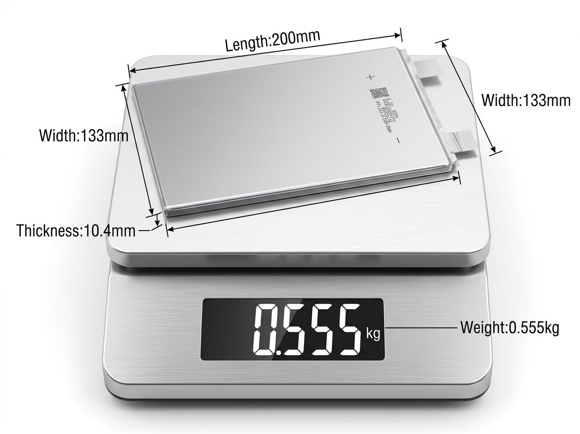 3.2V 30Ah High-Safety Semi-Solid State Lithium Pouch Cell, 104133200 Battery for New Energy Vehicles & Solar Storage