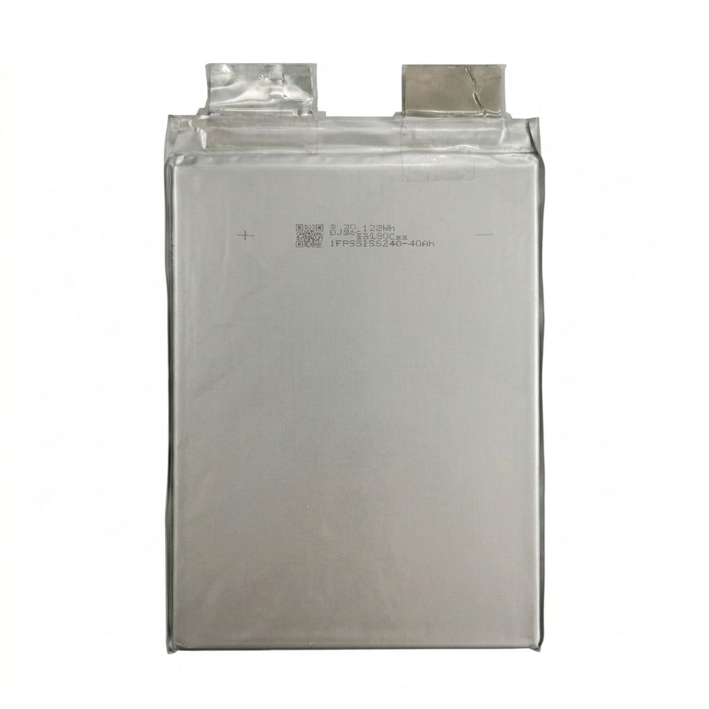 DJ 3.2V 40Ah 128Wh New Energy Solid-State Battery, 95155240 Pouch Cell for EV and Solar Storage